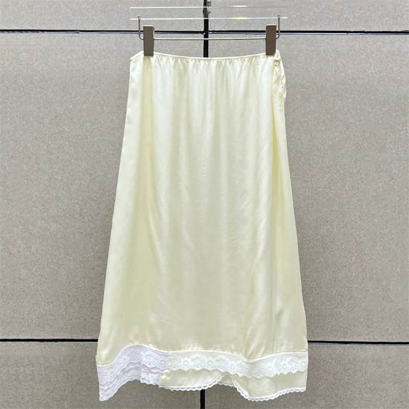Women's skirt New lace spliced straight tube skirt for summer 2026 Elastic waist slim fit women's half skirt casual long skirt
Women's skirt New lace spliced straight tube skirt for summer 2026 Elastic waist slim fit women's half skirt casual long skirt