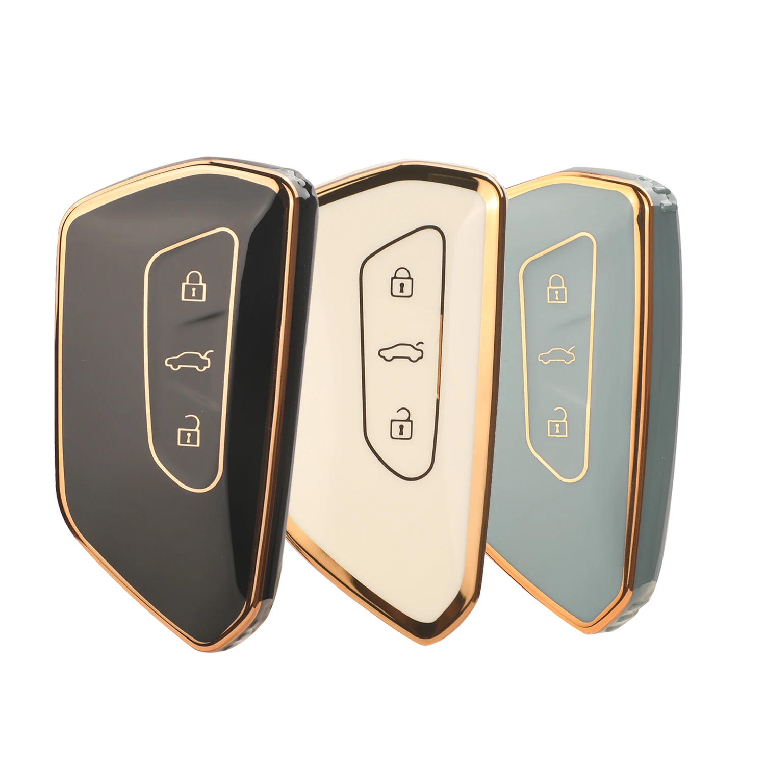 jingyuqin New Arrival 3Buttons Remote Car Key TPU For VW Volkswagen Golf 8 Mk8 2020 Skoda Case Cover Part Protect
jingyuqin New Arrival 3Buttons Remote Car Key TPU For VW Volkswagen Golf 8 Mk8 2020 Skoda Case Cover Part Protect
