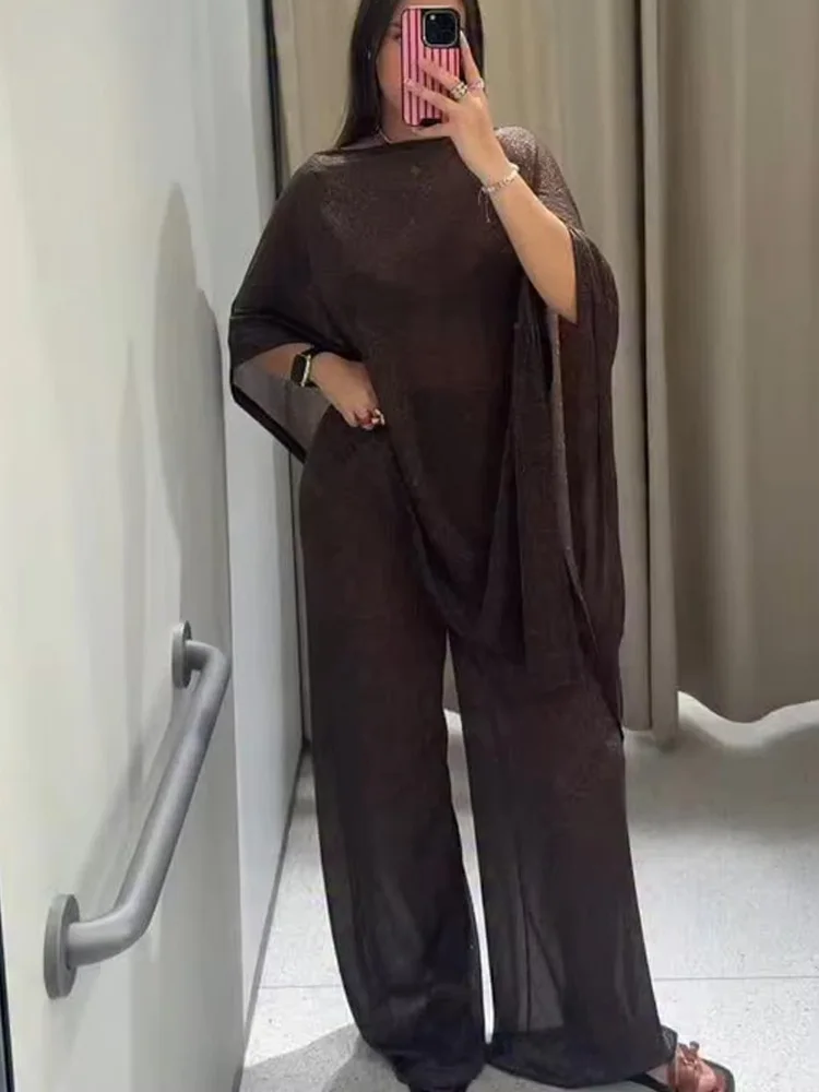 HH Women Fashion Metallic Color Line Asymmetric Decoration Coat+Summer Elastic Waist Drawstring Slim Pants Solid 2-Piece Set
HH Women Fashion Metallic Color Line Asymmetric Decoration Coat+Summer Elastic Waist Drawstring Slim Pants Solid 2-Piece Set