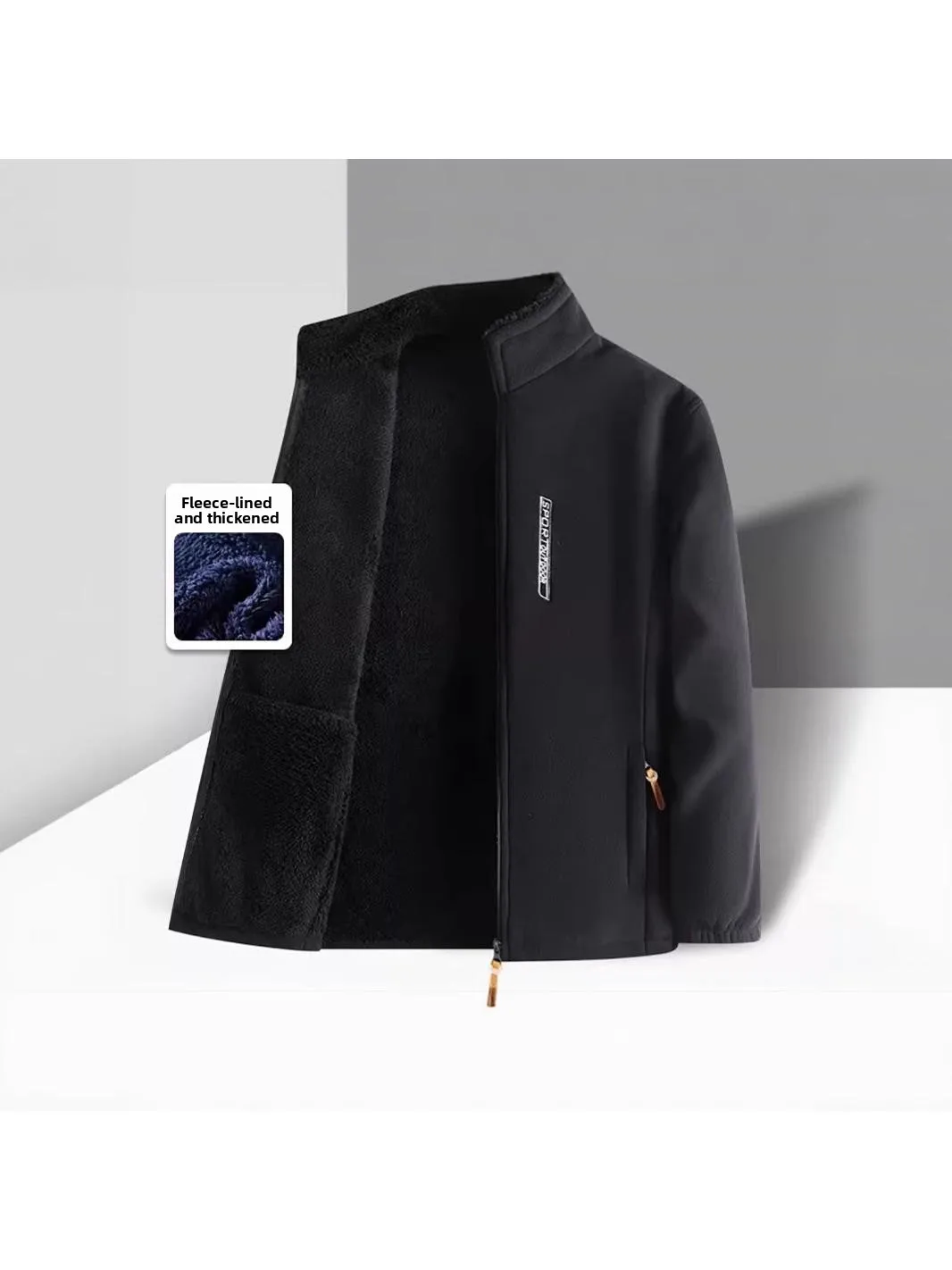 Thiened Fce Jaet Мужская осенняя верхняя одежда для папы Particle Fce V-Ne Zipper ket Обычная верхняя одежда длиной све
Thiened Fce Jaet Мужская осенняя верхняя одежда для папы Particle Fce V-Ne Zipper ket Обычная верхняя одежда длиной све