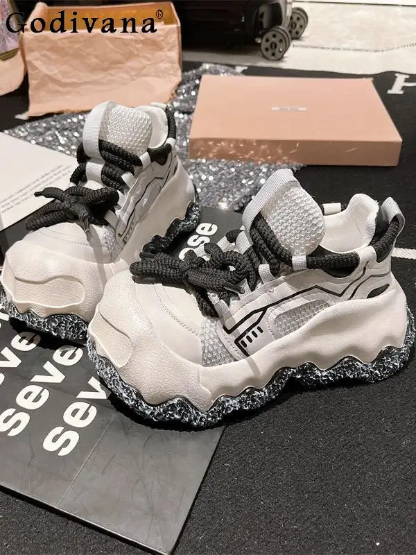 2025 New Big Head Cute Thick-soled Muffin Casual Shoes Women's Shoes Lace Up Sweet Small Height Increase Sports Shoes
2025 New Big Head Cute Thick-soled Muffin Casual Shoes Women's Shoes Lace Up Sweet Small Height Increase Sports Shoes