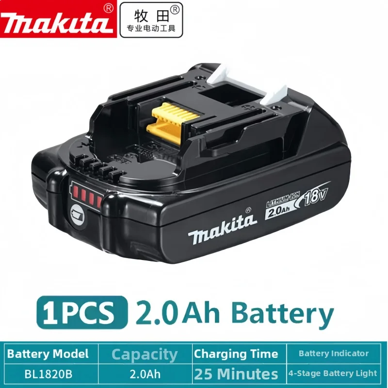 100% Оригинальный литиевый аккумулятор Makita 6 Ач для Makita 18 В (BL1860B, BL1840, BL1830B, BL1850B, BL1850, BL1860, BL1815) – Замена
100% Оригинальный литиевый аккумулятор Makita 6 Ач для Makita 18 В (BL1860B, BL1840, BL1830B, BL1850B, BL1850, BL1860, BL1815) – Замена