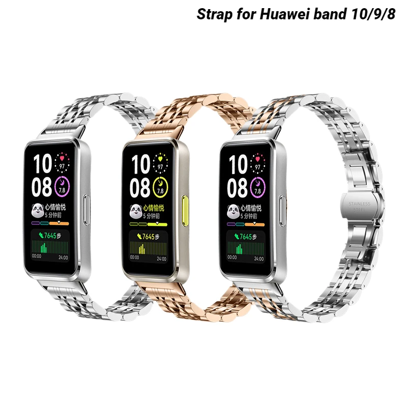 Metal Strap For Huawei band 10 Sport Watchband For Huawei band 9/8 SmartWatch Correa Bracelet Woman Wristband
Metal Strap For Huawei band 10 Sport Watchband For Huawei band 9/8 SmartWatch Correa Bracelet Woman Wristband