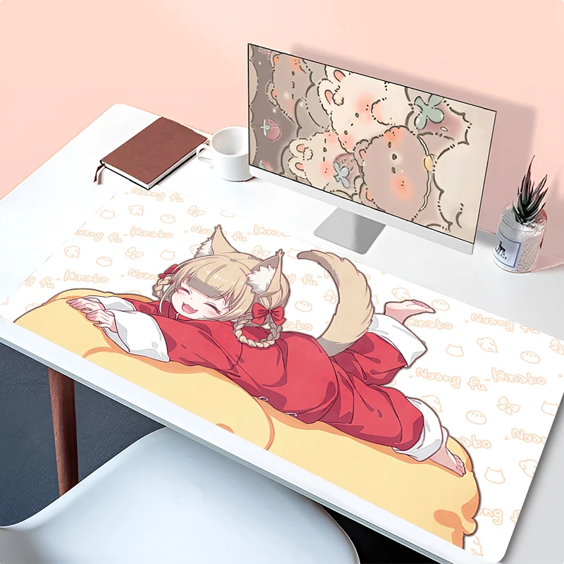 Mouse Pad Computer Cute Cartoon Extended Desk Mat Laptop Anime Cat Girl Mousepad PC Kawaii K-kinako Keyboard Pad Gamer Mouse Mat
Mouse Pad Computer Cute Cartoon Extended Desk Mat Laptop Anime Cat Girl Mousepad PC Kawaii K-kinako Keyboard Pad Gamer Mouse Mat