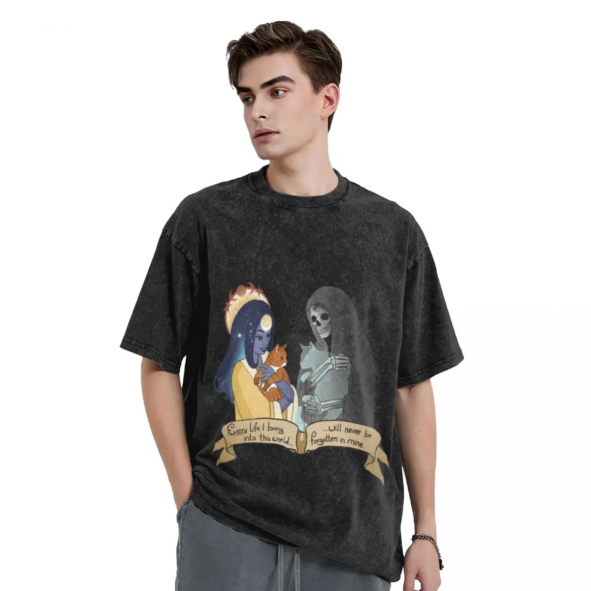 Life & Death T-Shirt custom shirt cotton graphic tees new edition mens graphic t-shirts anime
Life & Death T-Shirt custom shirt cotton graphic tees new edition mens graphic t-shirts anime