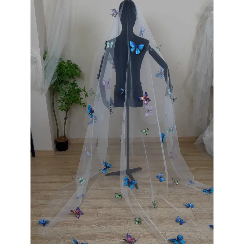 Meigao color three-dimensional butterfly bridal veil photo studio photo wedding photography sample photo location modeling trave
Meigao color three-dimensional butterfly bridal veil photo studio photo wedding photography sample photo location modeling trave