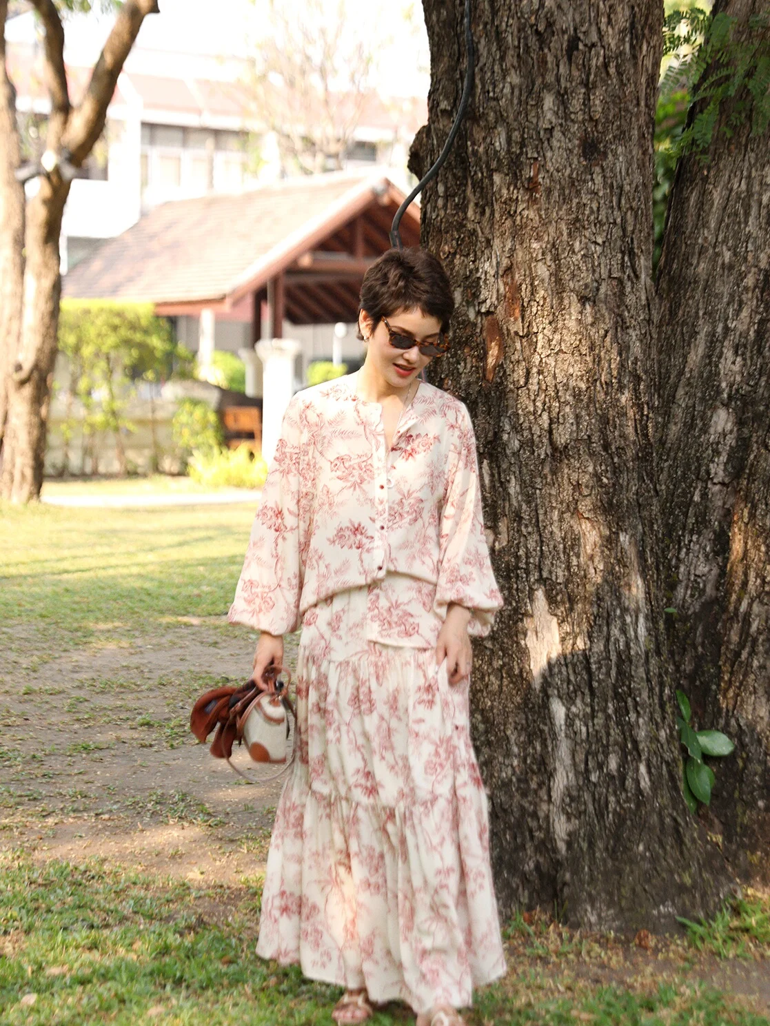 MsDidion Silk Print Open Cardigan And Skirt Set High Yarn Density Nude Feel Spring Summer Fashion Women's Two-Piece Ensemble
MsDidion Silk Print Open Cardigan And Skirt Set High Yarn Density Nude Feel Spring Summer Fashion Women's Two-Piece Ensemble