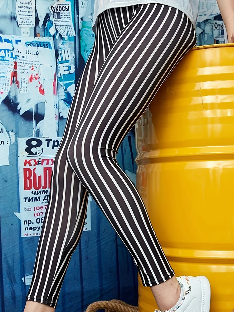 Women Casual Slim Pencil Pants, All Match Loungewear High Elastic Waist Trousers, 2023 Striped Printing Ladies Pants Streetwear
Women Casual Slim Pencil Pants, All Match Loungewear High Elastic Waist Trousers, 2023 Striped Printing Ladies Pants Streetwear