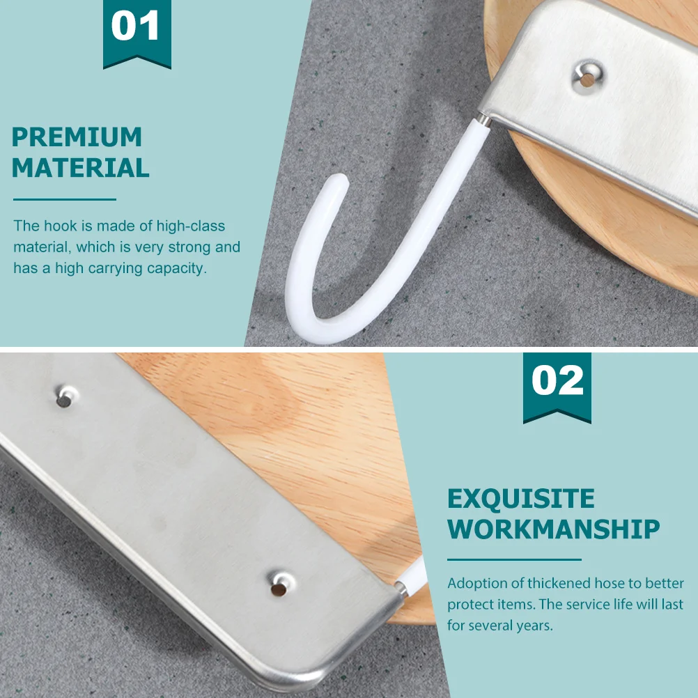 2pcs Ironing Board Hooks Heavy Duty Double Hook Hanger Strong Storage Holder Home Thickened Hose Long Life Easy Fold Space
2pcs Ironing Board Hooks Heavy Duty Double Hook Hanger Strong Storage Holder Home Thickened Hose Long Life Easy Fold Space