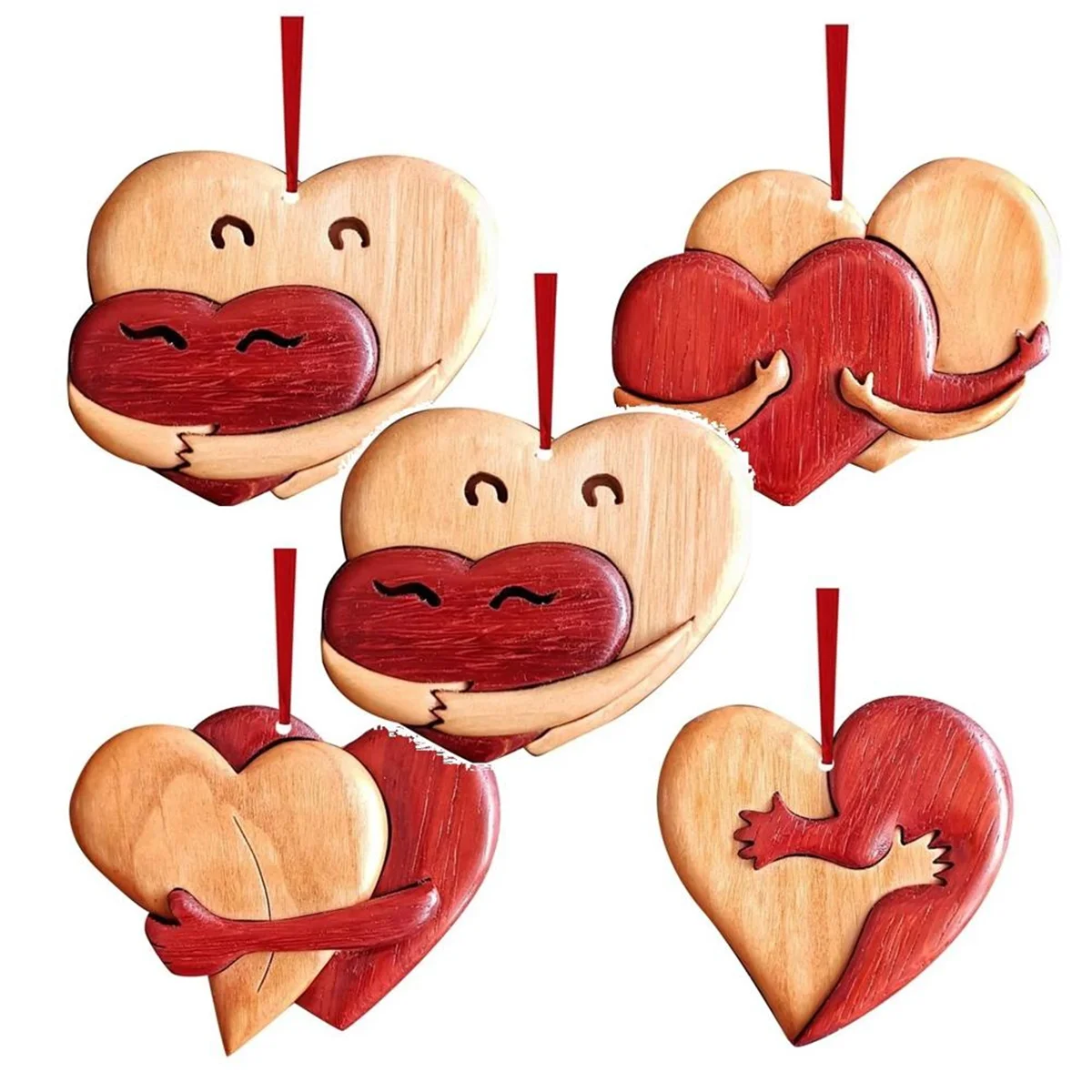 A71Z Valentine'S Day Love Heart Pendant Wedding Decorations Love Crafts Hanging Ornaments Happy Love Heart Wooden Puzzle
A71Z Valentine'S Day Love Heart Pendant Wedding Decorations Love Crafts Hanging Ornaments Happy Love Heart Wooden Puzzle