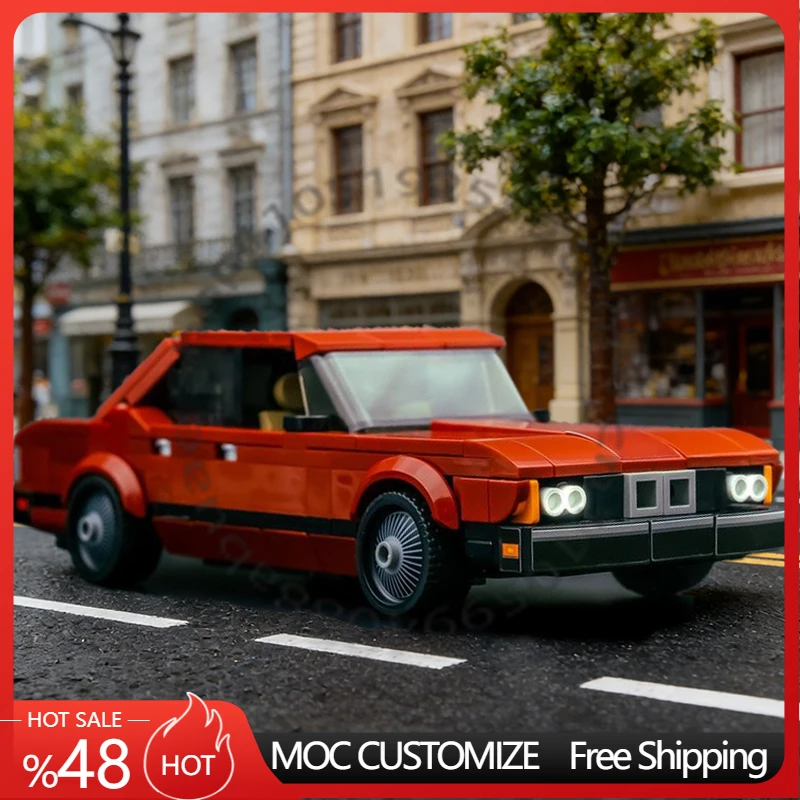 428 деталей: Винтажный роскошный седан Speed King MOC – Модульный конструктор, развивающая модель, игрушка-конструктор для мальчиков, подарок
428 деталей: Винтажный роскошный седан Speed King MOC – Модульный конструктор, развивающая модель, игрушка-конструктор для мальчиков, подарок