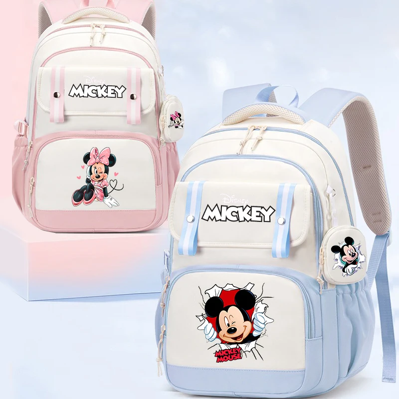 Mickey Minnie Backpack Kids Teenager SchoolBag Large Capacity Fashion Student Bookbag Girl Travel Knapsack Gift With Coin Purse
Mickey Minnie Backpack Kids Teenager SchoolBag Large Capacity Fashion Student Bookbag Girl Travel Knapsack Gift With Coin Purse
