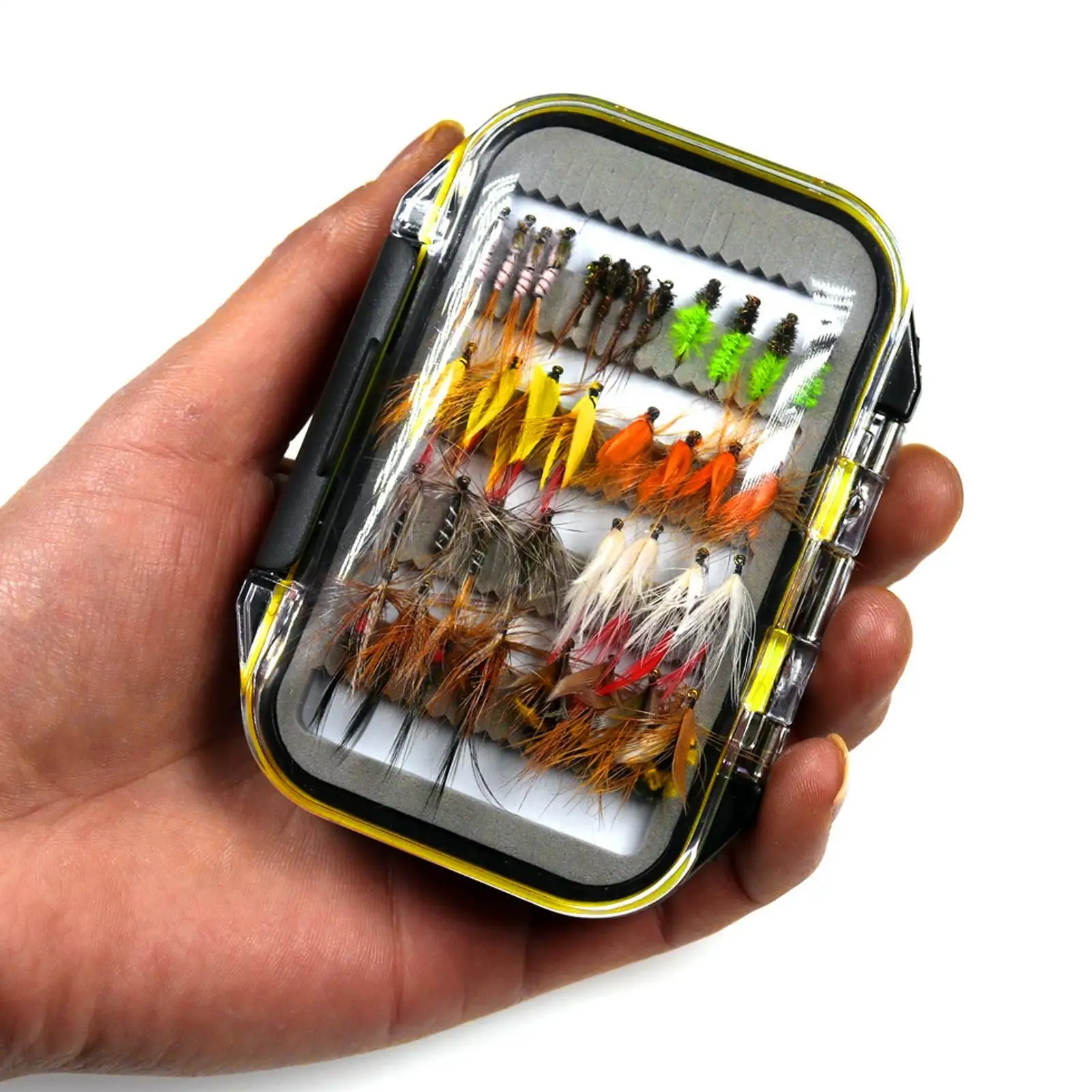 Tackle Box Clear Double-Sided Ergonomic Storage Clear Fly Fishing Box For River Lake Stream Wading Boat Travel Day Trips Outdoor
Tackle Box Clear Double-Sided Ergonomic Storage Clear Fly Fishing Box For River Lake Stream Wading Boat Travel Day Trips Outdoor