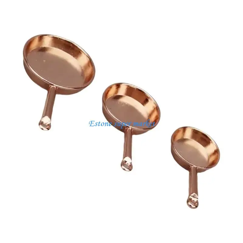 090B 1/12 Scale Miniature Kitchen Scene Display Pans Set Small Frying Pans For Various Craft Dollhouses Decoration Accessory
090B 1/12 Scale Miniature Kitchen Scene Display Pans Set Small Frying Pans For Various Craft Dollhouses Decoration Accessory