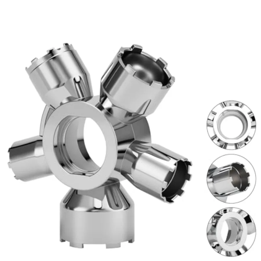Upgraded Metal 10-in-1 Faucet Aerator Tool - Universal Plumbing Repair Removal Kit, Compatible with Hidden Thread/Housed Aerato
Upgraded Metal 10-in-1 Faucet Aerator Tool - Universal Plumbing Repair Removal Kit, Compatible with Hidden Thread/Housed Aerato