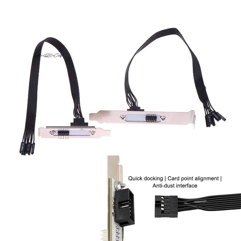 Full/Half-Height Chassis Baffle with External Power Switch Button Restart Button Extension Cable for Computer Cases
Full/Half-Height Chassis Baffle with External Power Switch Button Restart Button Extension Cable for Computer Cases
