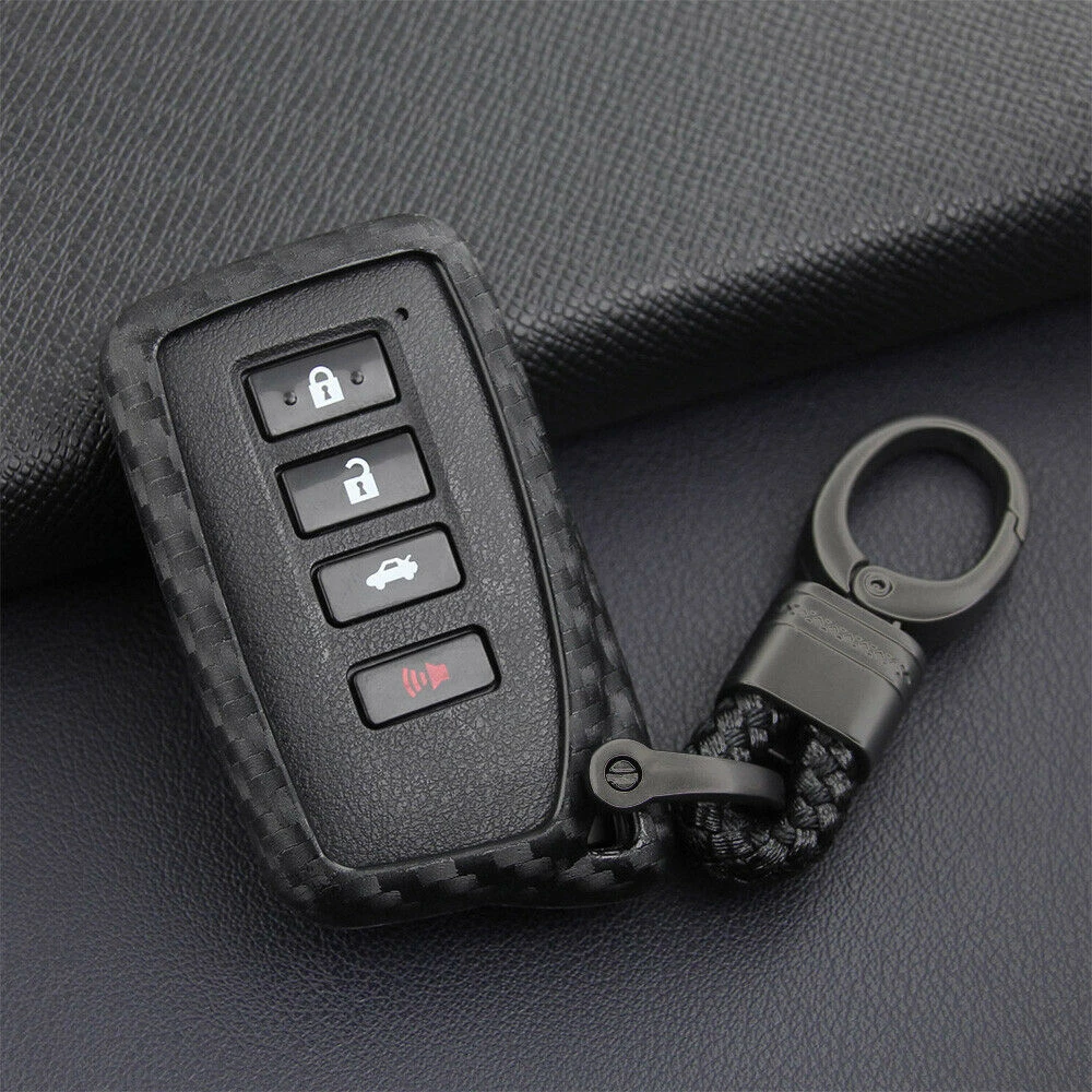 For Lexus Carbon Fiber Car Key Fob Case Cover Chain Ring Keychain Accessories
For Lexus Carbon Fiber Car Key Fob Case Cover Chain Ring Keychain Accessories