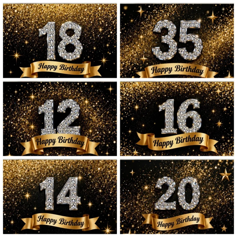 Black and Gold Birthday Starlight Sparkling Theme Photography Background, Adult Birthday Party Decoration Photography Background
Black and Gold Birthday Starlight Sparkling Theme Photography Background, Adult Birthday Party Decoration Photography Background