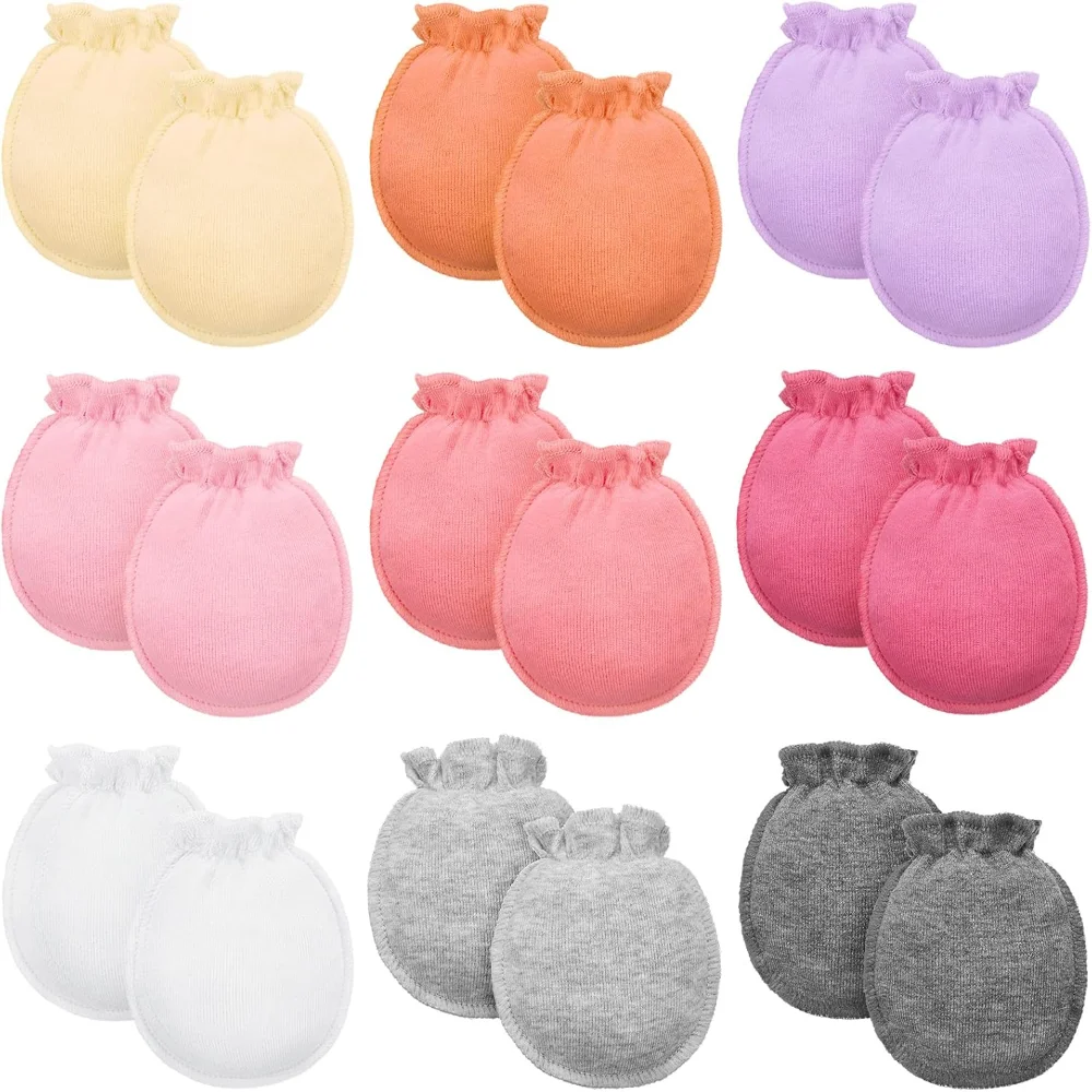 9 Pairs Baby Boys Girls Mittens 0-6 Months Infant Toddler Mittens No Scratch Solid Color Gloves
9 Pairs Baby Boys Girls Mittens 0-6 Months Infant Toddler Mittens No Scratch Solid Color Gloves