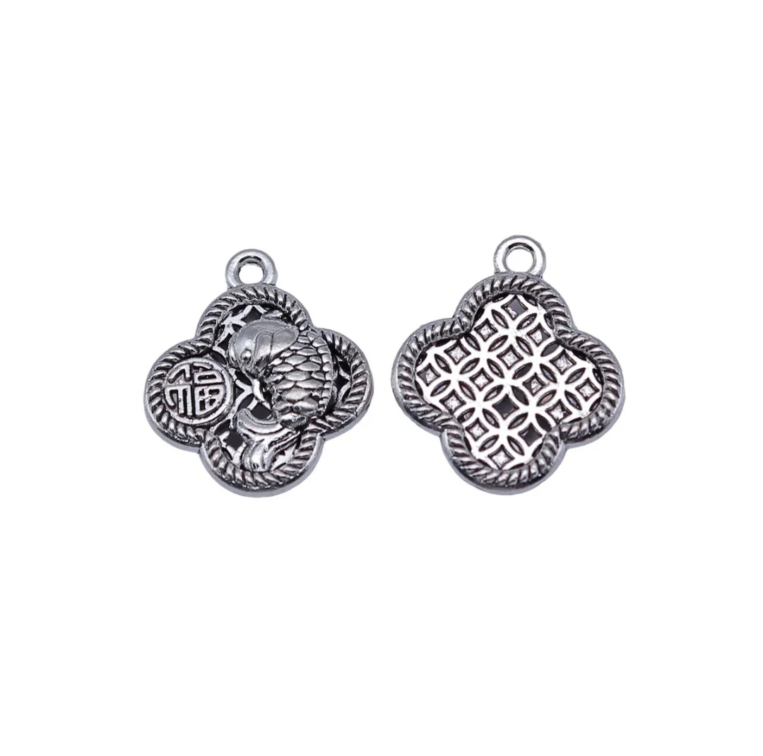 15pcs 20x17mm Zinc alloy metal tibetan silver plated charm T1466 for jewelry making
15pcs 20x17mm Zinc alloy metal tibetan silver plated charm T1466 for jewelry making
