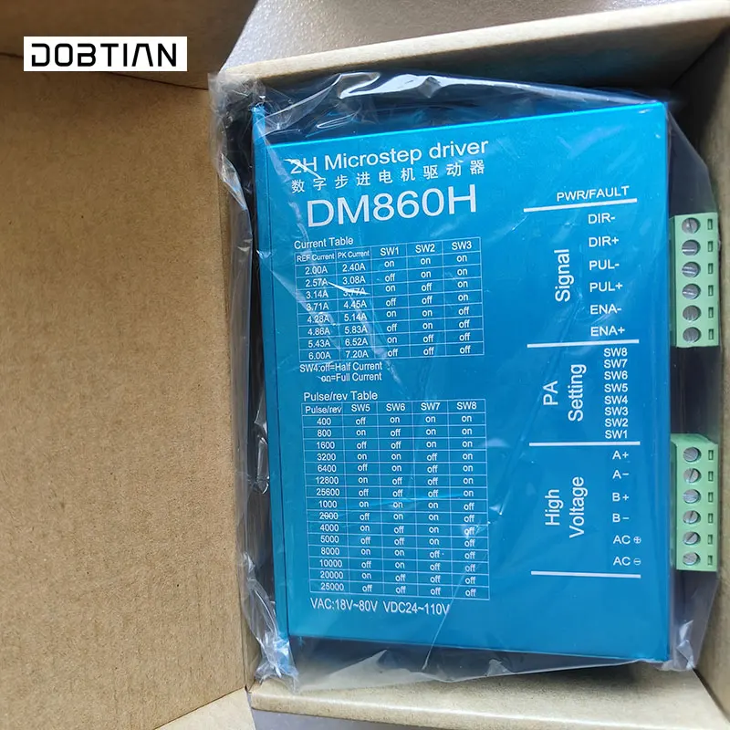 HBS86H HBS860H HBS86 Hybrid Servo Driver Nema34 Closed Loop Encoder Stepper Motor Controller For CNC Router
HBS86H HBS860H HBS86 Hybrid Servo Driver Nema34 Closed Loop Encoder Stepper Motor Controller For CNC Router