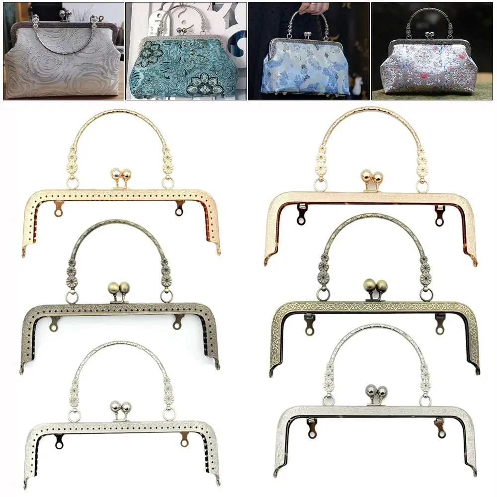 New Metal Purse Frame Kiss Clasp Vintage 20CM Bag Kiss Clasp Lock Purse Frame Handle Bag Accessories
New Metal Purse Frame Kiss Clasp Vintage 20CM Bag Kiss Clasp Lock Purse Frame Handle Bag Accessories