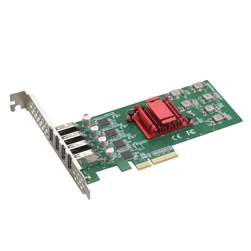 1 PCS 4-Port USB 3.0 Visual Capture Card 20G Standalone 4-Channel Expansion Card 4X5G Adapter Card
1 PCS 4-Port USB 3.0 Visual Capture Card 20G Standalone 4-Channel Expansion Card 4X5G Adapter Card