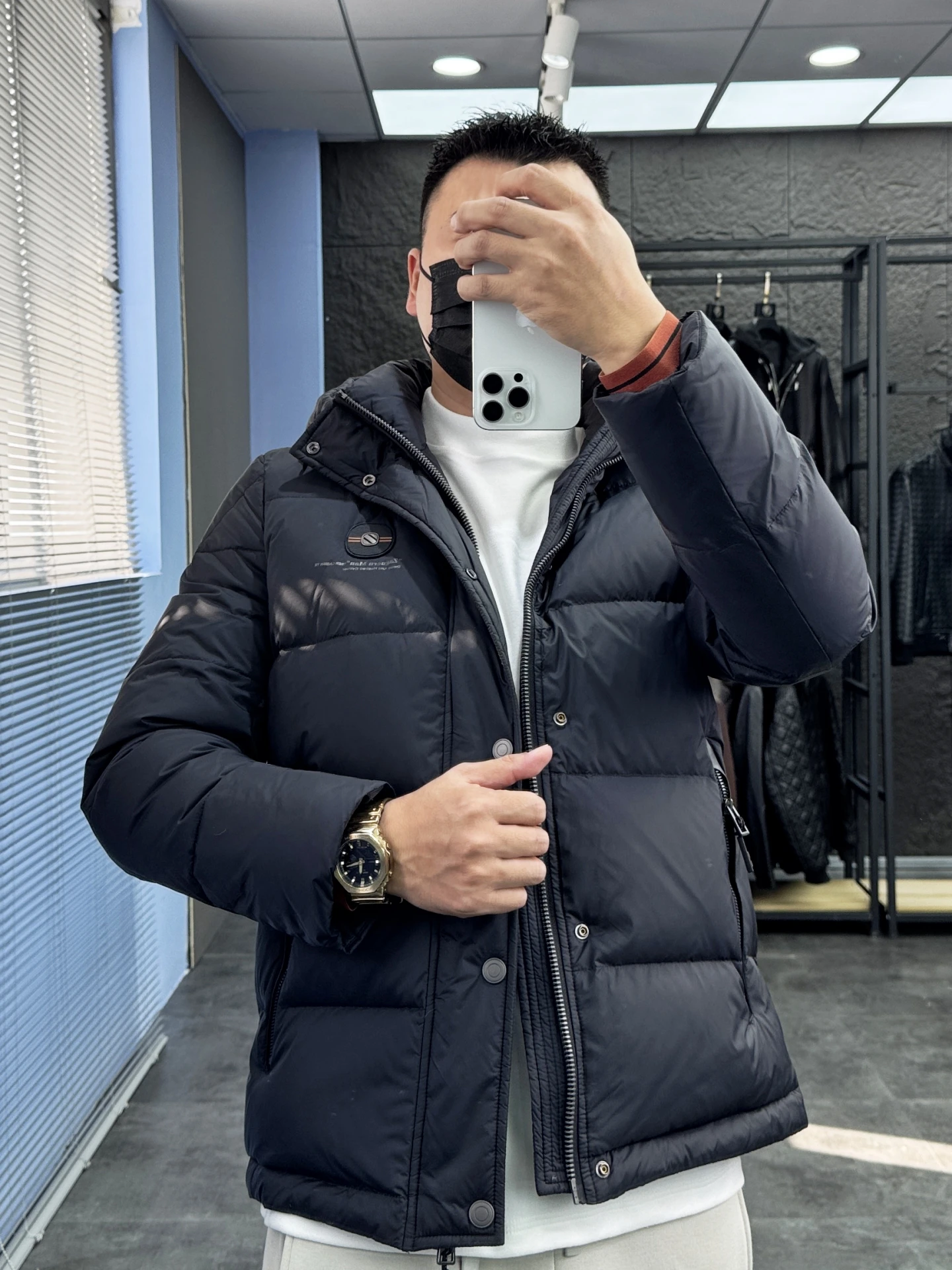 High Puffin White Du down Puffer Jaet Men's Casual Warmth Winter Coat Vest Polyester Fiber 3D Design Non-Removable Hood
High Puffin White Du down Puffer Jaet Men's Casual Warmth Winter Coat Vest Polyester Fiber 3D Design Non-Removable Hood