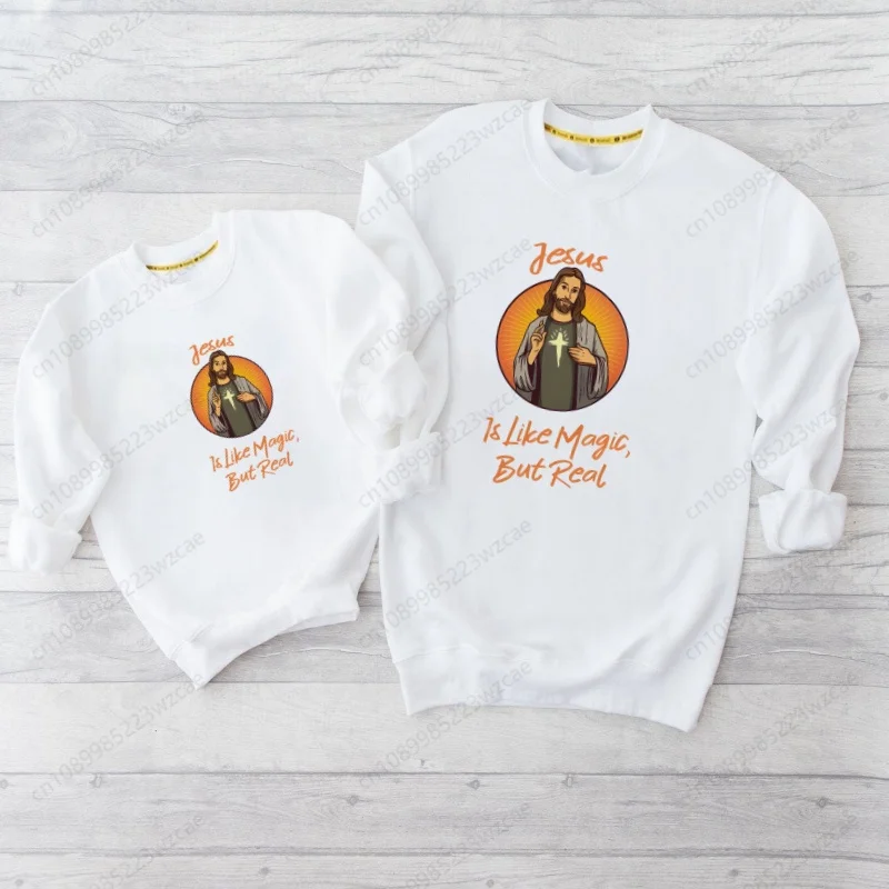 Kids Cartoon Hoodies Jesus I Saw That Printed Sweatshirts Children Sweatshirt Casual Sweatshirts Winter Autumn Hoody for Family
Kids Cartoon Hoodies Jesus I Saw That Printed Sweatshirts Children Sweatshirt Casual Sweatshirts Winter Autumn Hoody for Family