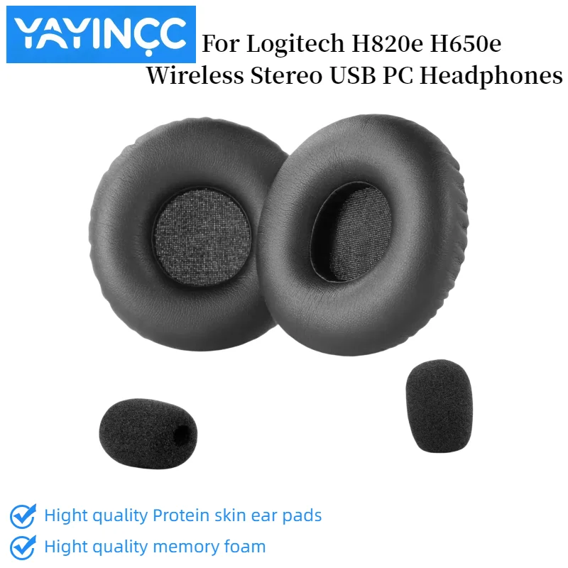 New ArrivalsReplacement Memory Foam Earpads Foam Ear Pads Cover For Logitech H820e H650e Wireless Stereo USB PC Headphones
New ArrivalsReplacement Memory Foam Earpads Foam Ear Pads Cover For Logitech H820e H650e Wireless Stereo USB PC Headphones