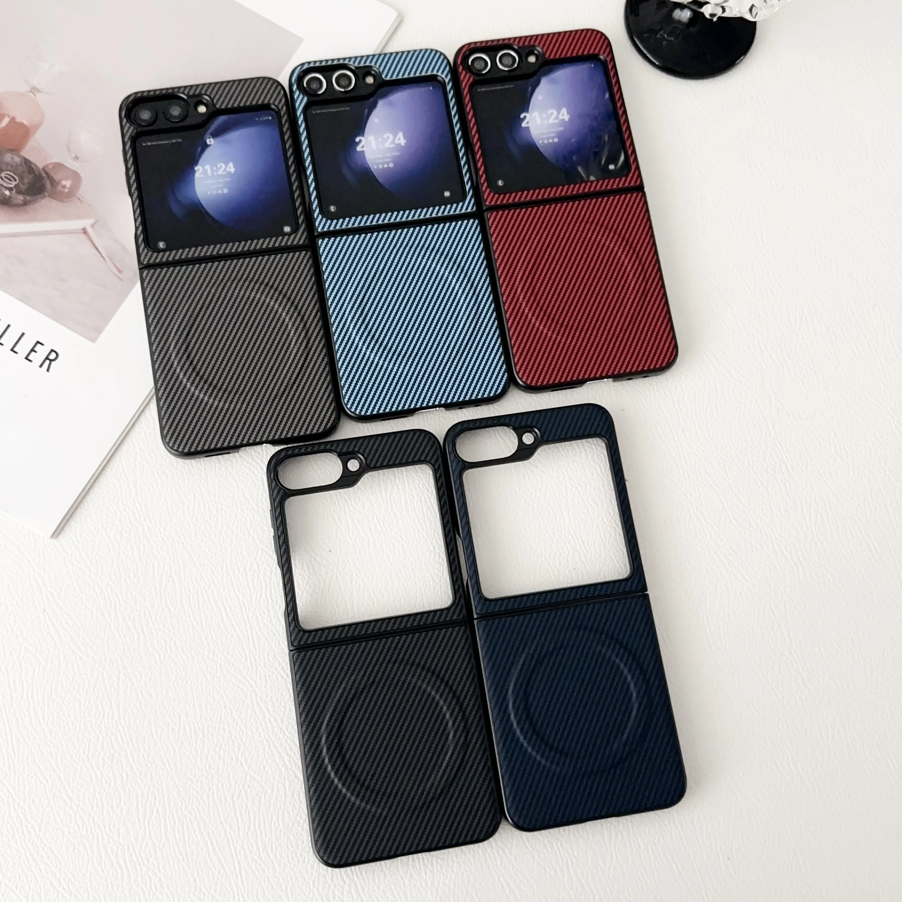 Leather Case for Samsung Galaxy Z Flip 6 5 4 3 Luxury Magnetic Wireless Charging Shockproof Cover
Leather Case for Samsung Galaxy Z Flip 6 5 4 3 Luxury Magnetic Wireless Charging Shockproof Cover
