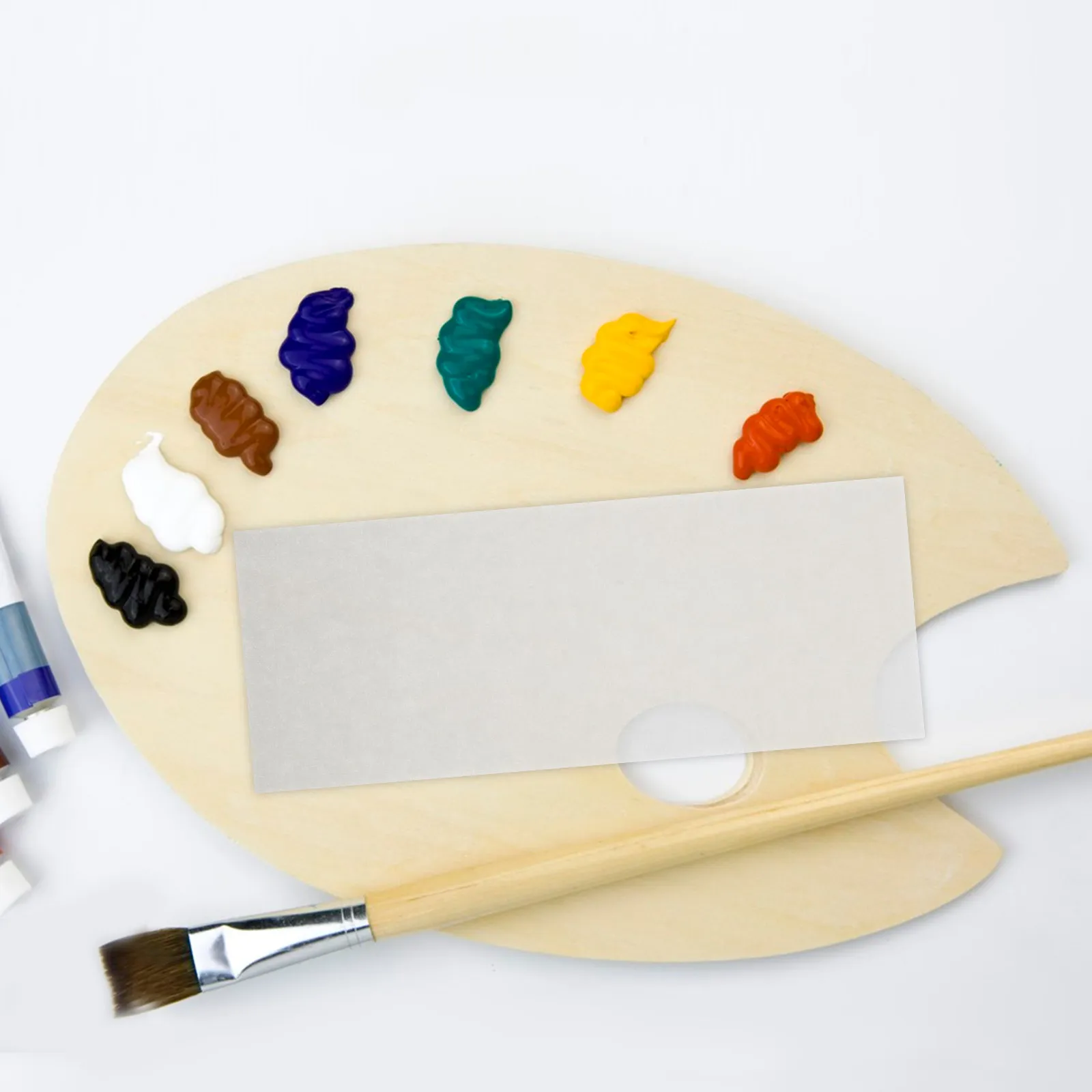 100Pcs Paint Palette Paper Wet Palette Replacement for Acrylic Craft Painting Miniatures Keeps Water-Based Paints Fresh
100Pcs Paint Palette Paper Wet Palette Replacement for Acrylic Craft Painting Miniatures Keeps Water-Based Paints Fresh