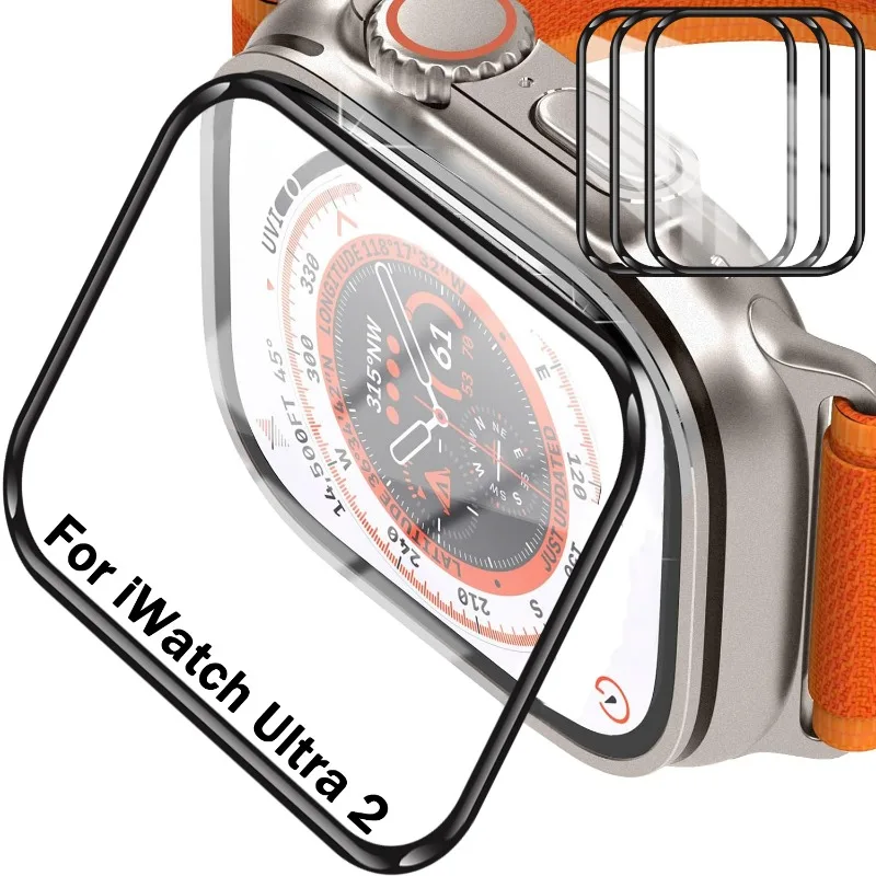 Защитная пленка с полным покрытием для Apple Watch Ultra 2, защита экрана, 3D изогнутая пленка, пленка с защитой от царапин для Iwatch Ultra2
Защитная пленка с полным покрытием для Apple Watch Ultra 2, защита экрана, 3D изогнутая пленка, пленка с защитой от царапин для Iwatch Ultra2