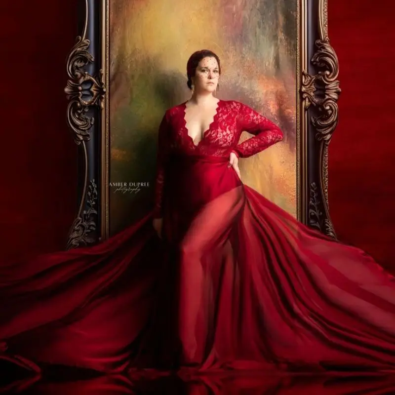 Charming Satin Maternity Robes V Neck Long Sleeves Pregnant Photography Dresses Lace Sweep Train Customized Baby Shower Gowns
Charming Satin Maternity Robes V Neck Long Sleeves Pregnant Photography Dresses Lace Sweep Train Customized Baby Shower Gowns