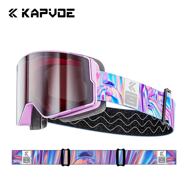 Kapvoe Snow Goggles Ski Snowboarding Skiing Mask for Men Women Anti-Fog Lens Kit UV400 Protection Snowmobile Glasses Motorcycle
Kapvoe Snow Goggles Ski Snowboarding Skiing Mask for Men Women Anti-Fog Lens Kit UV400 Protection Snowmobile Glasses Motorcycle