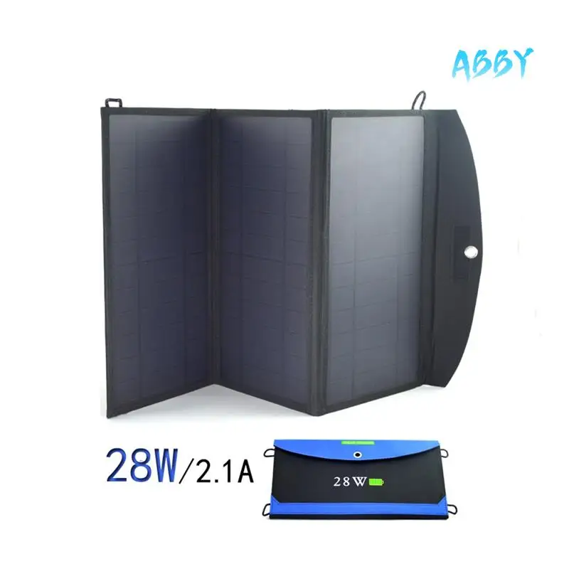 ABBY-5V 28 Вт Складное зарядное устройство для солнечной панели USB-выход Быстрая солнечная зарядка Мобильные телефоны Power Bank Водонепроницаемая солнечная панель
ABBY-5V 28 Вт Складное зарядное устройство для солнечной панели USB-выход Быстрая солнечная зарядка Мобильные телефоны Power Bank Водонепроницаемая солнечная панель