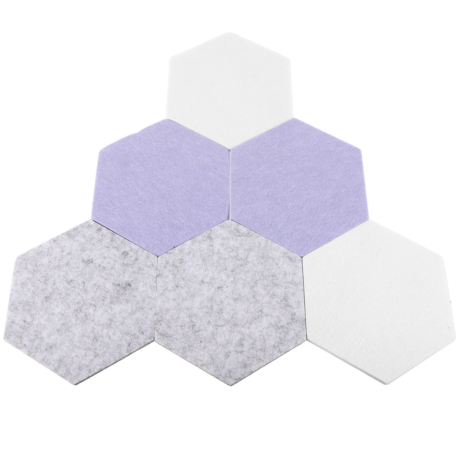 6Pcs Hexagon Message Board Felt Wall Panels Colorful Adhesive Memo Reminder Bulletin Soundproofing Mats for Office Classroom
6Pcs Hexagon Message Board Felt Wall Panels Colorful Adhesive Memo Reminder Bulletin Soundproofing Mats for Office Classroom