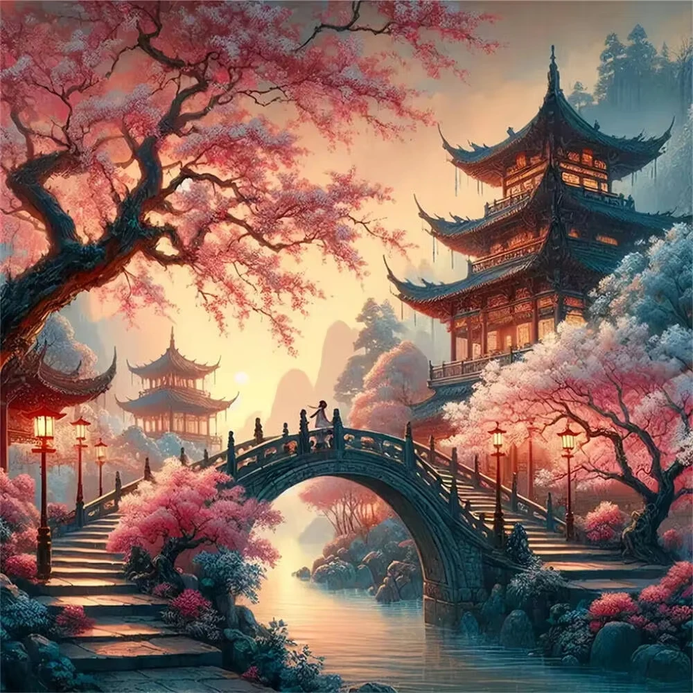 Cherry Blossom Sunset in a Traditional Garden Puzzle, Calming Zen Decor Brain Challenge Scenic Art Puzzle for Gift
Cherry Blossom Sunset in a Traditional Garden Puzzle, Calming Zen Decor Brain Challenge Scenic Art Puzzle for Gift