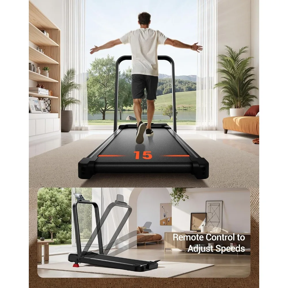 3-in-1 Foldable Treadmill 300 LBS Capacity 15% Incline Walking Pad Home Office 2.5 HP Under Desk Quiet Brushless Motor, Custom
3-in-1 Foldable Treadmill 300 LBS Capacity 15% Incline Walking Pad Home Office 2.5 HP Under Desk Quiet Brushless Motor, Custom