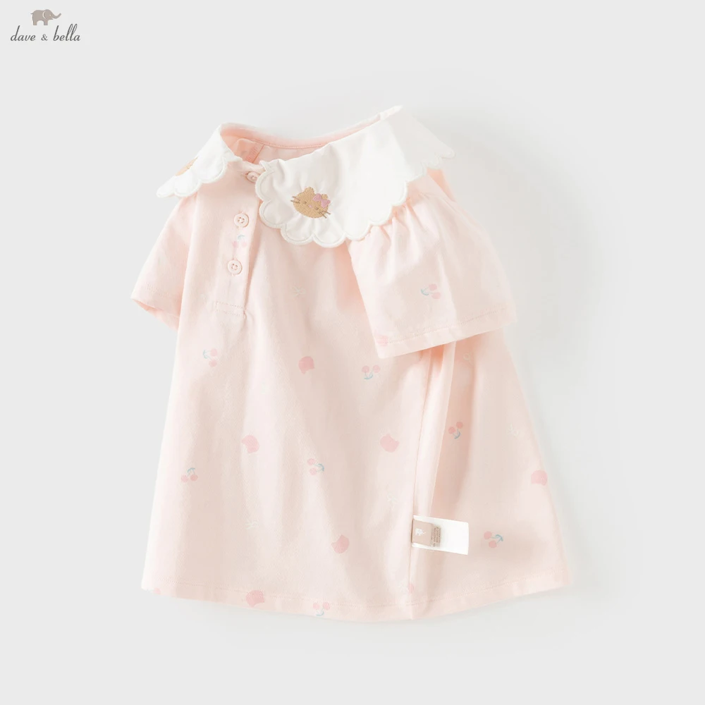 Dave Bella Girl Printed Summer T-shirts Kids Cartoon Embroidery Tees Children Short Sleeve Tops Casual Outdoor Clothes DB2262208
Dave Bella Girl Printed Summer T-shirts Kids Cartoon Embroidery Tees Children Short Sleeve Tops Casual Outdoor Clothes DB2262208