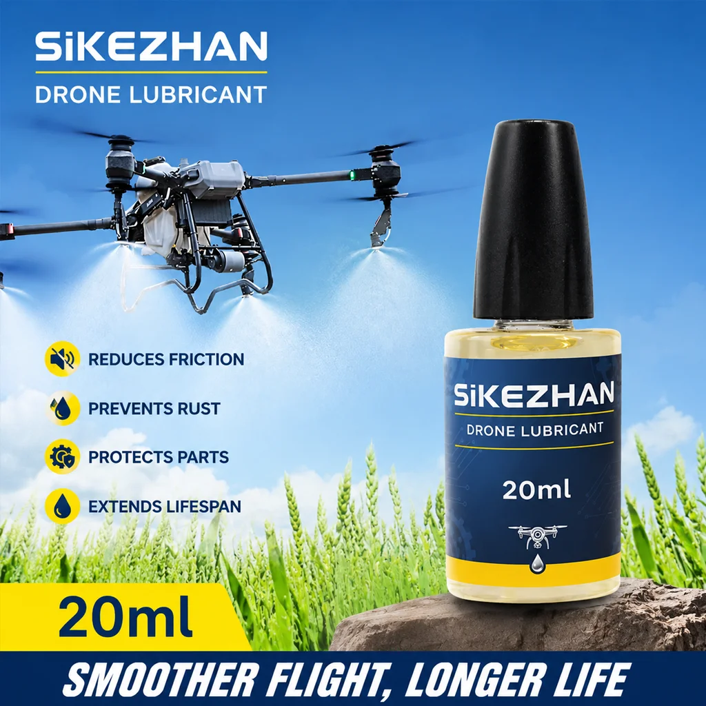 SIKEZHAN Drone Lubricant 20ML PFPE Dry Film Oil for UAV Motor Bearings Propeller Shafts Anti Friction RC FPV Care
SIKEZHAN Drone Lubricant 20ML PFPE Dry Film Oil for UAV Motor Bearings Propeller Shafts Anti Friction RC FPV Care