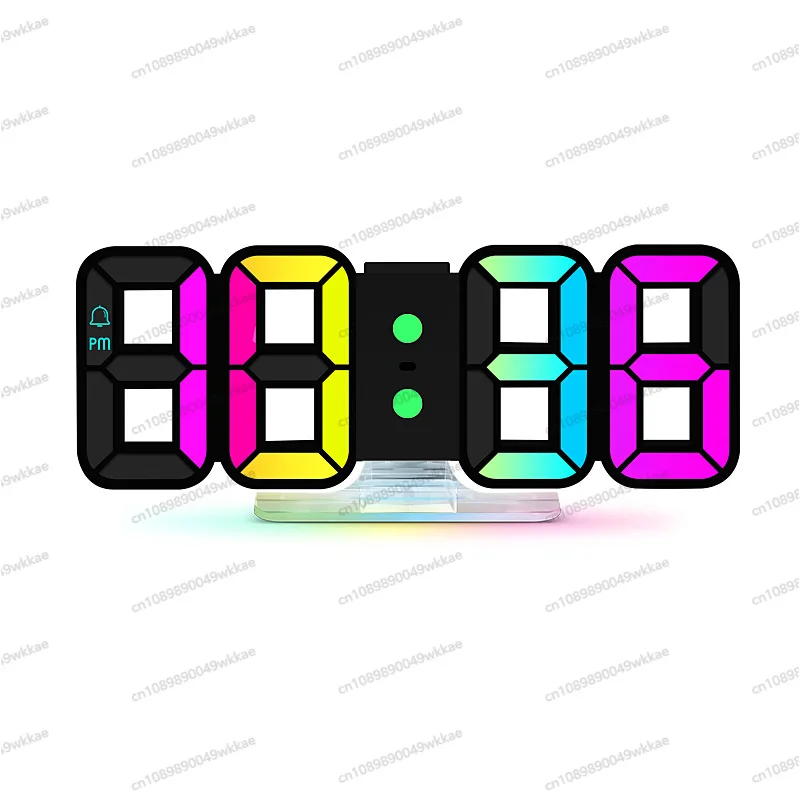 Ins Wind 3D Stereo Alarm Clock LED Digital CLock 3D Digital clock Electronic Alarm CLOCK
Ins Wind 3D Stereo Alarm Clock LED Digital CLock 3D Digital clock Electronic Alarm CLOCK