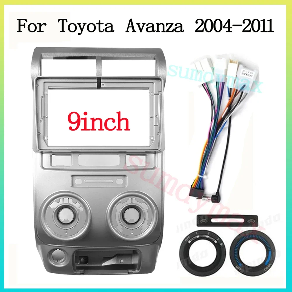 2-диночная рамка панели автомобильного радиоприемника для Toyota Avanza 2004-2011, монтажная панель стереосистемы, комплект отделки панели
2-диночная рамка панели автомобильного радиоприемника для Toyota Avanza 2004-2011, монтажная панель стереосистемы, комплект отделки панели