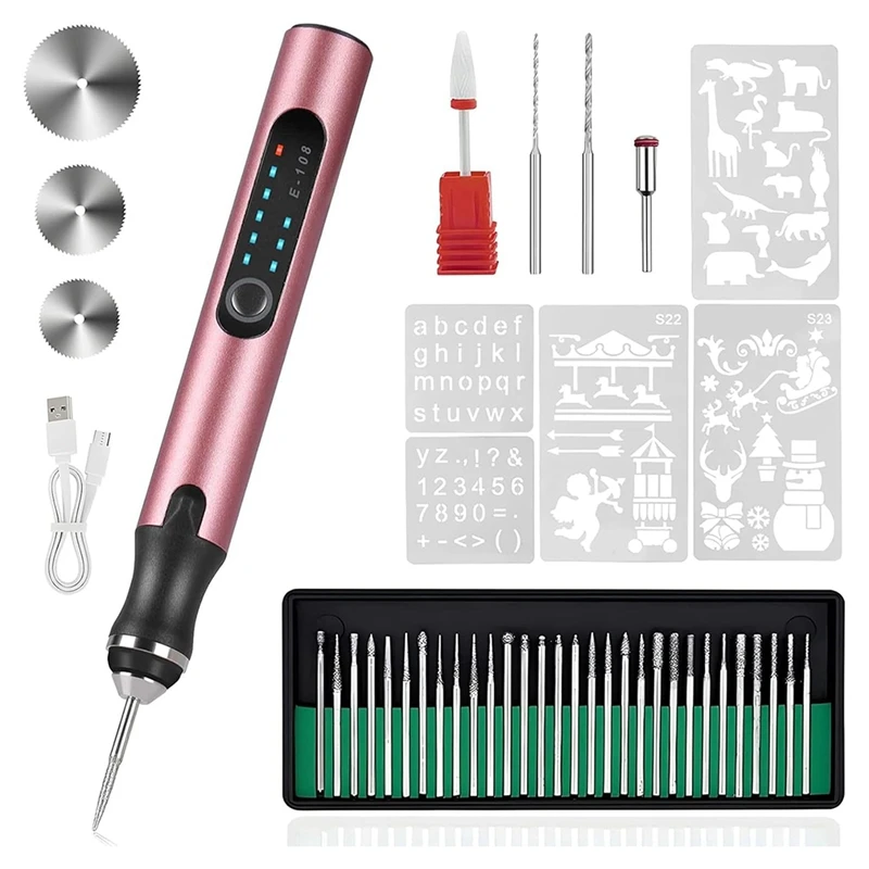 2025 New Electric Engraving Pen With 37 Bits, USB Rechargeable Cordless Engraving Machine, Portable DIY Rotary Engraver
2025 New Electric Engraving Pen With 37 Bits, USB Rechargeable Cordless Engraving Machine, Portable DIY Rotary Engraver