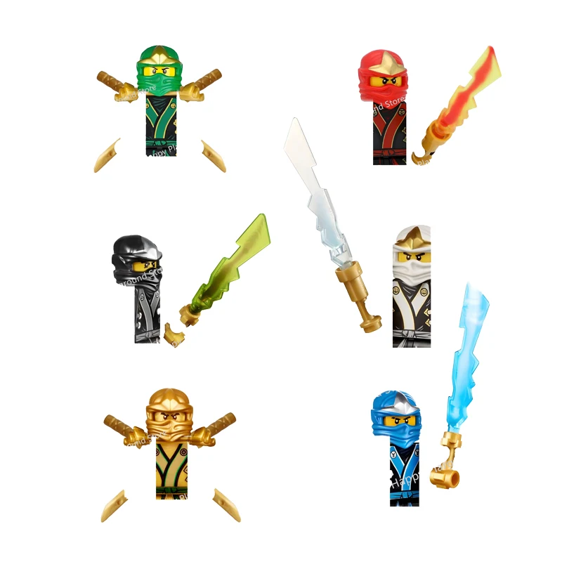 Anime Cartoon TV Ninja Suit Bricks Toy Dolls Zane Nya Lloyd Garmadon Arin Building Blocks Assemble Toys Model for Children Gifts
Anime Cartoon TV Ninja Suit Bricks Toy Dolls Zane Nya Lloyd Garmadon Arin Building Blocks Assemble Toys Model for Children Gifts