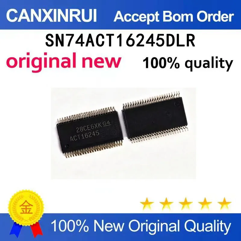 (5-100 pieces)New SN74ACT16245DLR silk screen ACT16245 SSOP48 chip IC
(5-100 pieces)New SN74ACT16245DLR silk screen ACT16245 SSOP48 chip IC