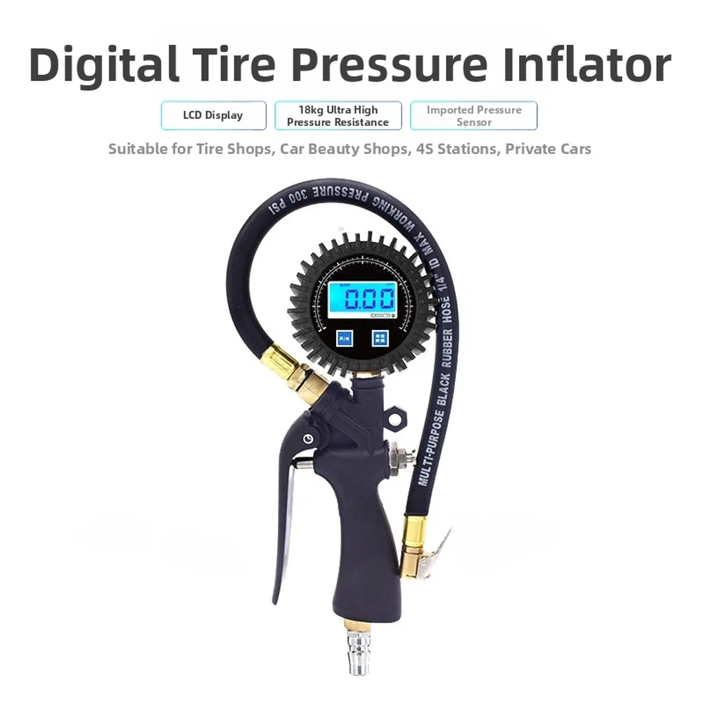 Digital Tire Pressure Gauge 07 Bar LCD Display for Car Truck Accurate Reading Portable Nylon Alloy Construction
Digital Tire Pressure Gauge 07 Bar LCD Display for Car Truck Accurate Reading Portable Nylon Alloy Construction
