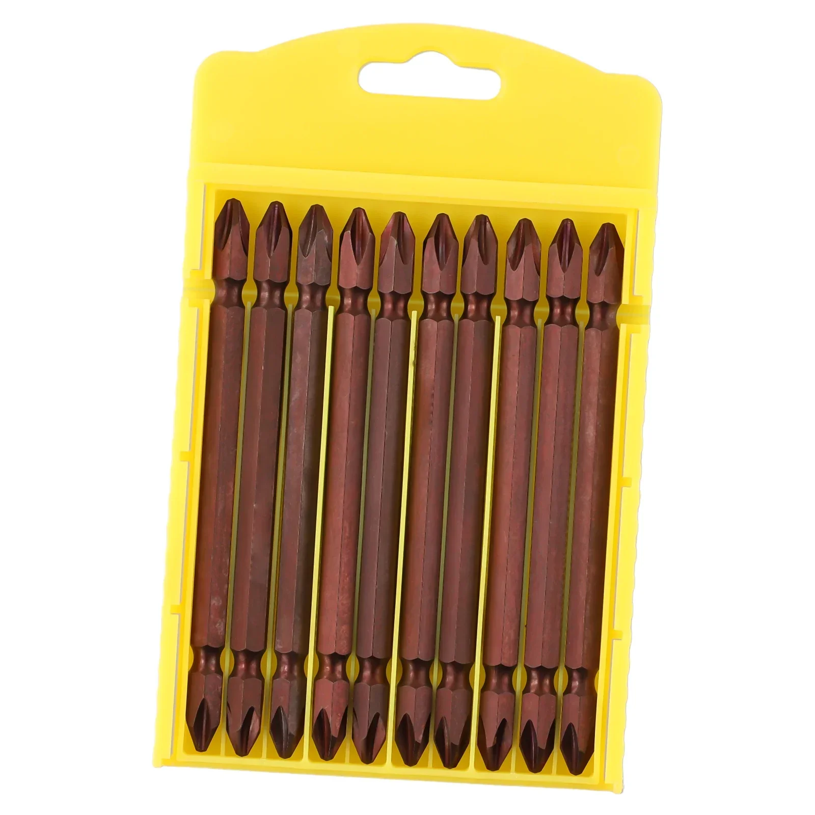 10pcs/set 100mm Electric Screwdriver Drill Bit Alloy Steel Bits PH2 Double Head Drill Hex Shank Magnetic Precision Screw Bits
10pcs/set 100mm Electric Screwdriver Drill Bit Alloy Steel Bits PH2 Double Head Drill Hex Shank Magnetic Precision Screw Bits
