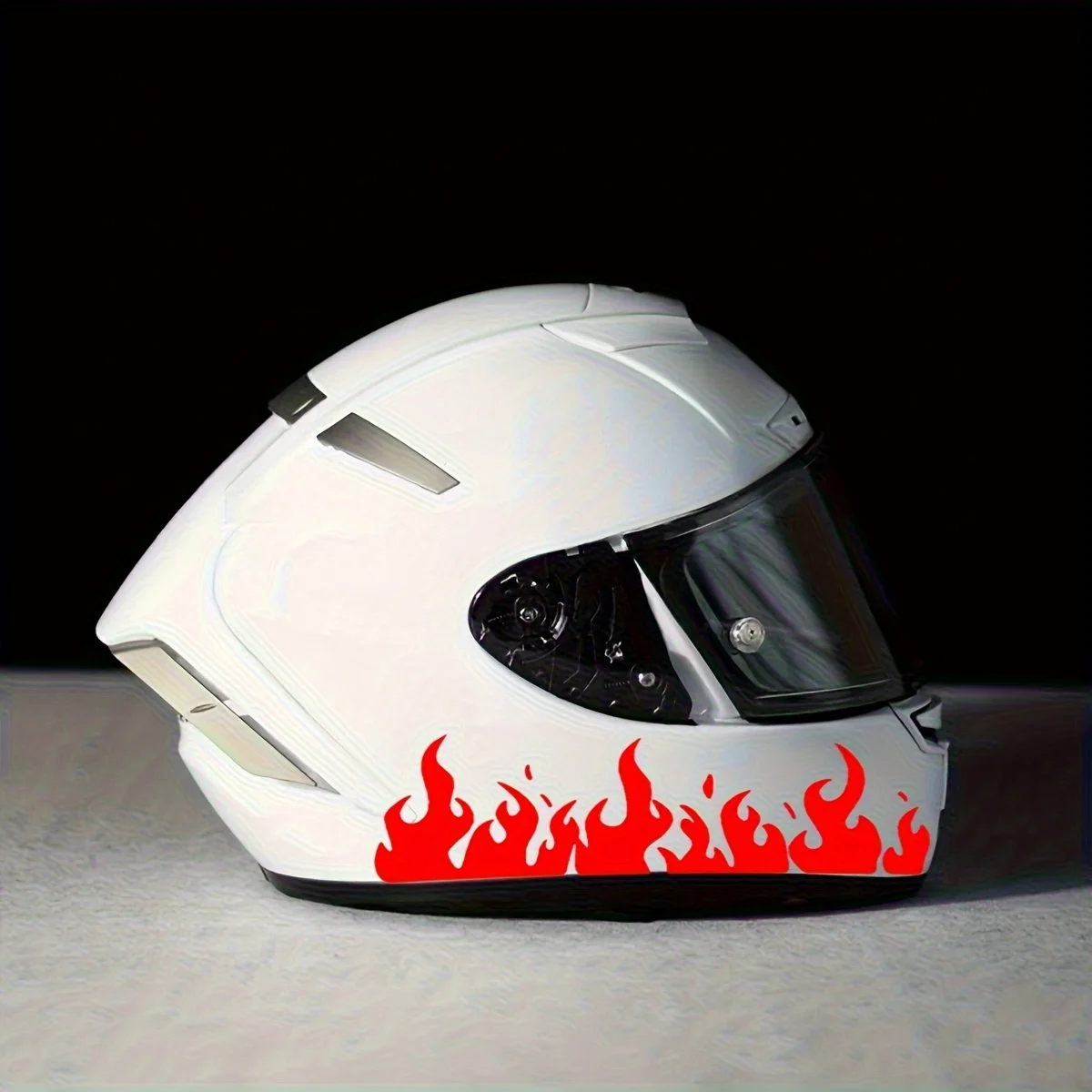 2Pcs Fun Flame Vinyl Stickers, 2D Flat Waterproof Scratch Resistant PVC Decals for Car and Motorcycle Helmet
2Pcs Fun Flame Vinyl Stickers, 2D Flat Waterproof Scratch Resistant PVC Decals for Car and Motorcycle Helmet