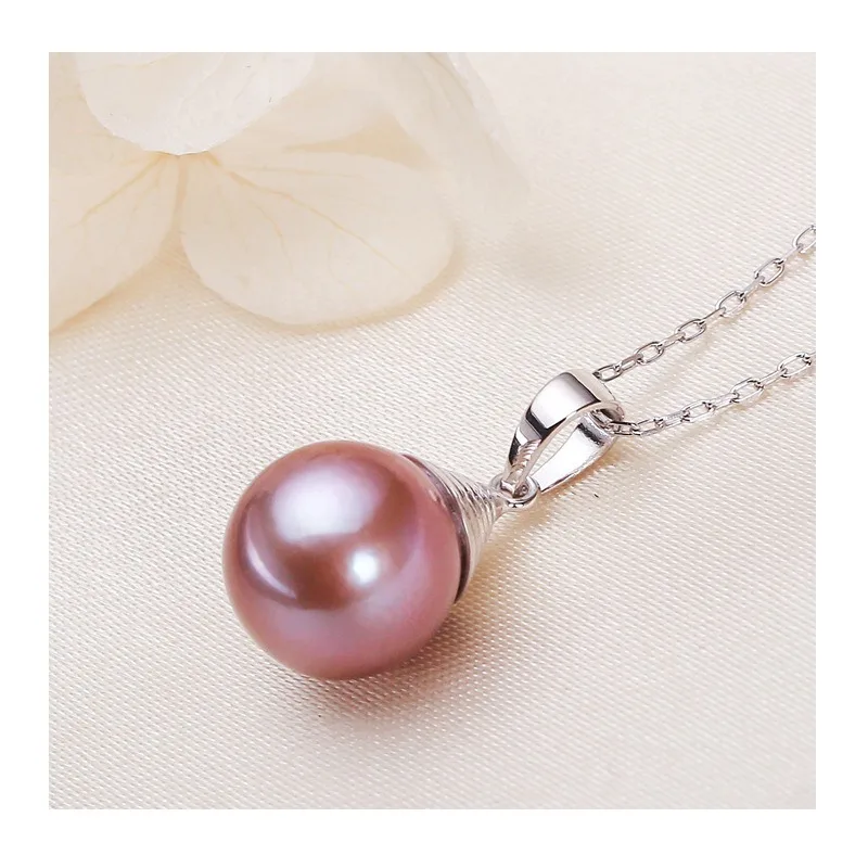 Pearl Jewelry Single Silver Necklace Pearl Pendant Korean Version Positive Round Freshwater Real Pearl Neck Chain Necklace
Pearl Jewelry Single Silver Necklace Pearl Pendant Korean Version Positive Round Freshwater Real Pearl Neck Chain Necklace